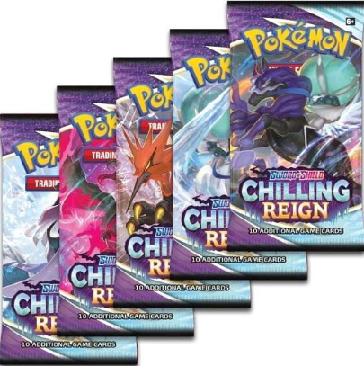 Pokémon TCG: Sword & Shield—Chilling Reign Single Booster Pack